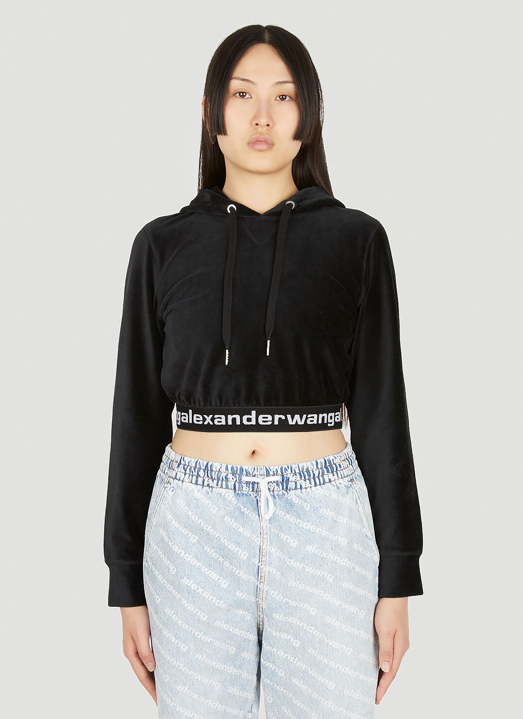 Alexander wang sweatshirt discount black