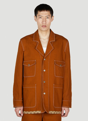 Gucci 양면 재킷 브라운 guc0152297