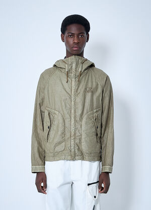 C.P. Company Lino Wax ゴーグルジャケット  ベージュ pco0159007