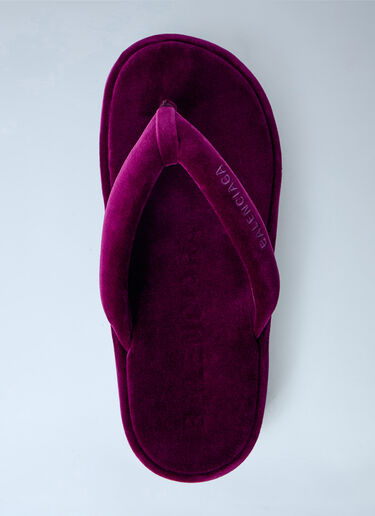 Balenciaga Jet Lag Thong-Strap Sandals Purple bal0264029