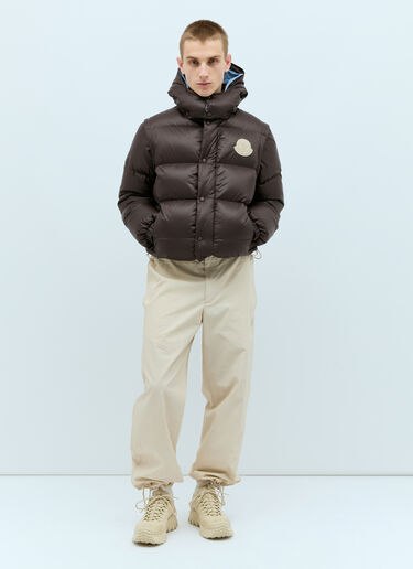 Moncler Cyclone 2-In-1 Down Jacket Brown mon0157014