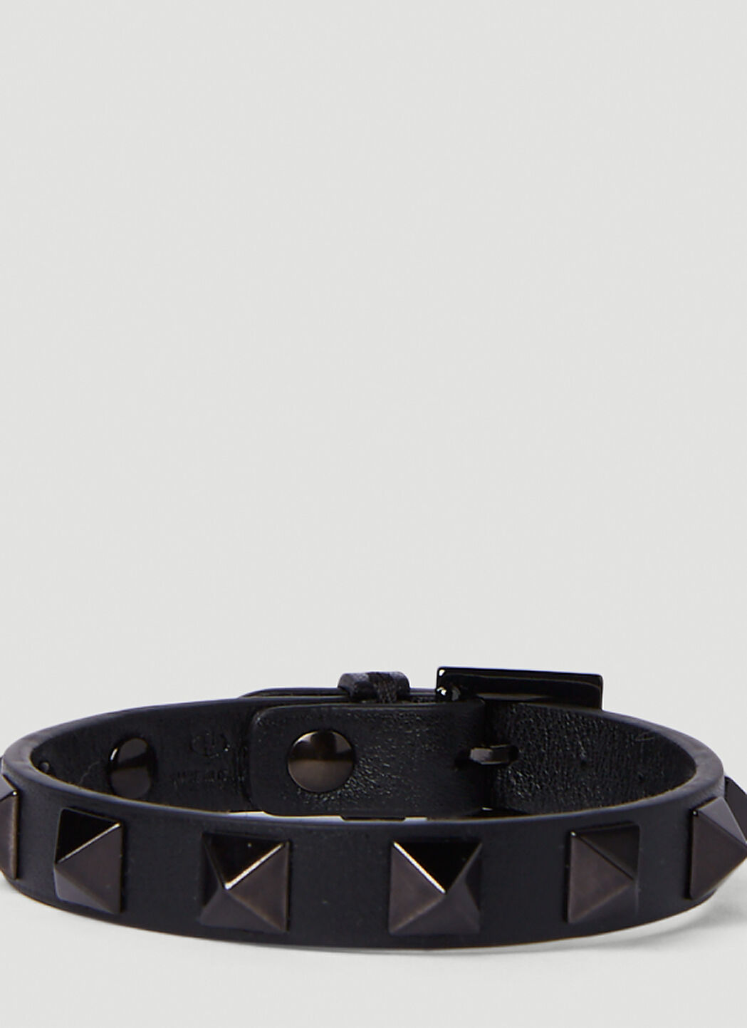 Valentino rockstud bracelet black best sale