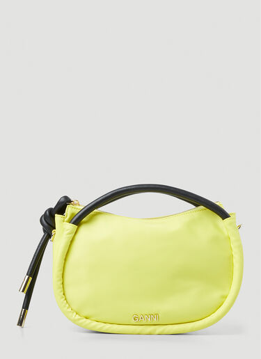 GANNI Knot Mini Handbag Yellow gan0251048