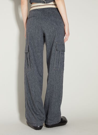 Helmut Lang 풀온 카고 팬츠 블루 hlm0253012