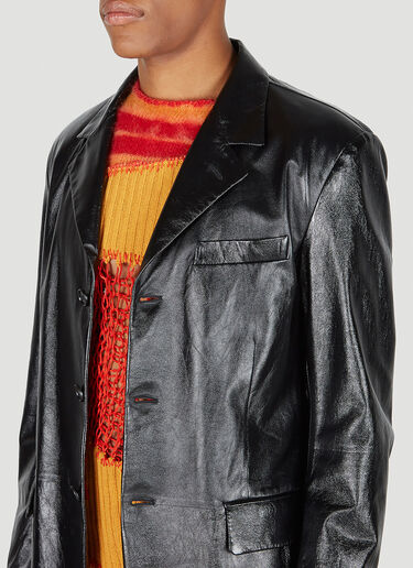 Leather Blazer Marni Leather Blazer Black mni0152004