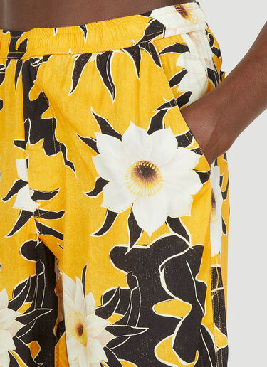 Endless Joy Floral Motif Board Shorts Yellow enj0148008