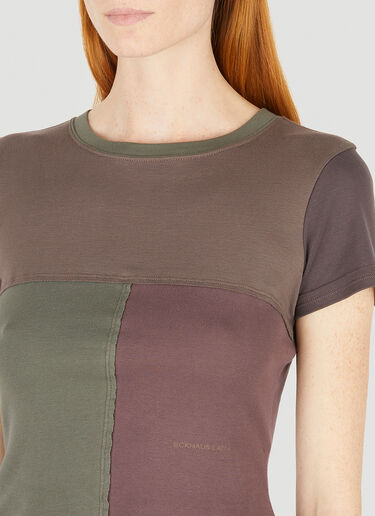 Eckhaus Latta ラップTシャツ ブラウン eck0251007