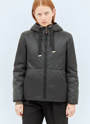 Max Mara 양면 기능성 캔버스 재킷  블랙 max0257052