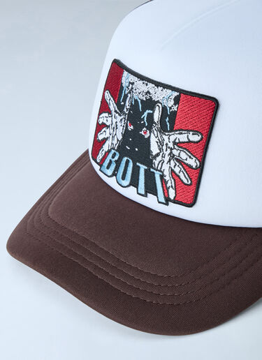 Bott The Hands Mesh-Back Trucker Cap Brown bot0165017