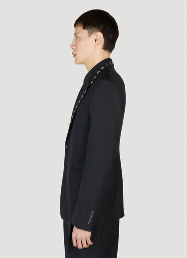 Alexander McQueen Eyelet Blazer Black amq0151020