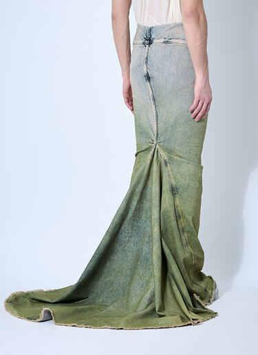 Moncler x Rick Owens Acid Degrade Al Maxi Skirt Green mcs0355020