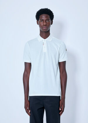 Moncler Piqué Polo Shirt White mon0166005
