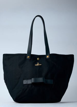 Vivienne Westwood Utility Shopper Tote Bag Black vvw0259026