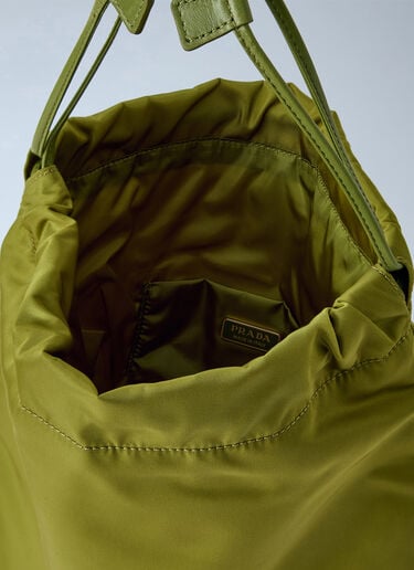 LN-CC® - Prada: Wish Re-Nylon Pouch - Green Prada Wish Re-Nylon Pouch Green pra0266003
