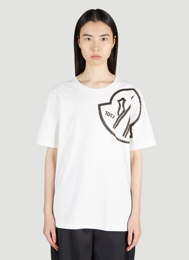 Logo Print T-Shirt 6 Moncler 1017 ALYX SM Logo Print T-Shirt White mal0351002