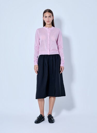 LN-CC® - Cecilie Bahnsen: Pretty Bow Knit Cardigan - Pink Cecilie Bahnsen Pretty Bow Knit Cardigan Pink cec0266018