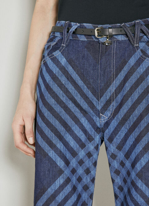 Vivienne Westwood 알렉스 참 가죽 벨트 블랙 vvw0254030