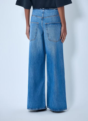 Alexander Wang Wide-Leg Denim Jeans Blue awg0263029