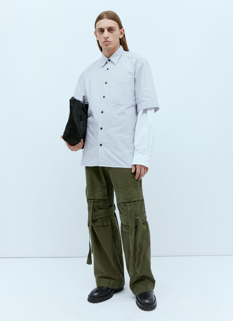 Dries Van Noten Double Sleeve Shirt Pink dvn0154019