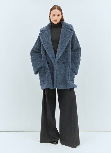 Max Mara Teddy Bear Icon Coat Blue max0258004