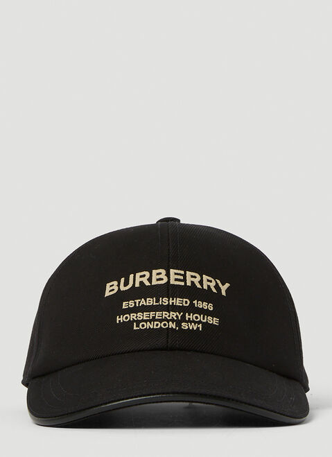 Burberry Logo Embroidery Baseball Cap Beige bur0353006
