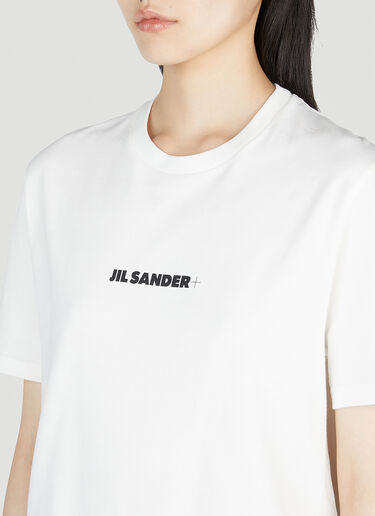 Jil Sander+ 로고 티셔츠 화이트 jsp0253003