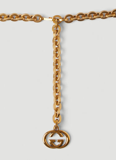 Gucci Interlocking G Chain Belt Gold guc0247263
