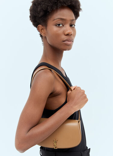 Saint Laurent Mini Voltaire Shoulder Bag Brown sla0256025