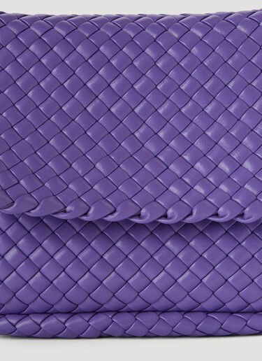 Bottega Veneta Cobble Shoulder Bag Purple bov0250009