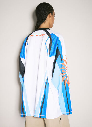 モトクロスジャージTシャツ Martine Rose モトクロスジャージTシャツ ホワイト mtr0358001