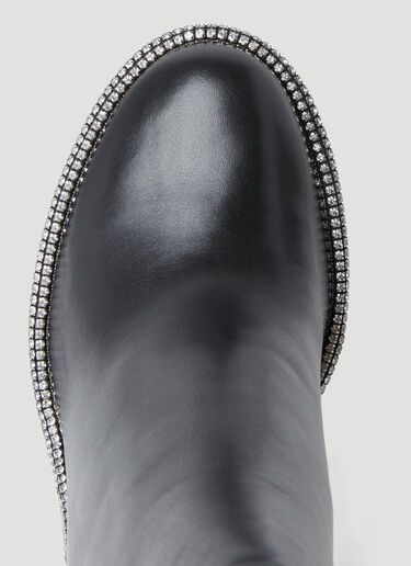 Alexander Wang 키라 가죽 앵클 부츠 블랙 awg0254019