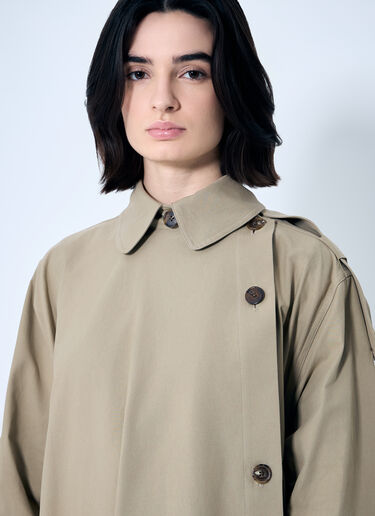 The Row Aralia Trench Coat Beige row0259001