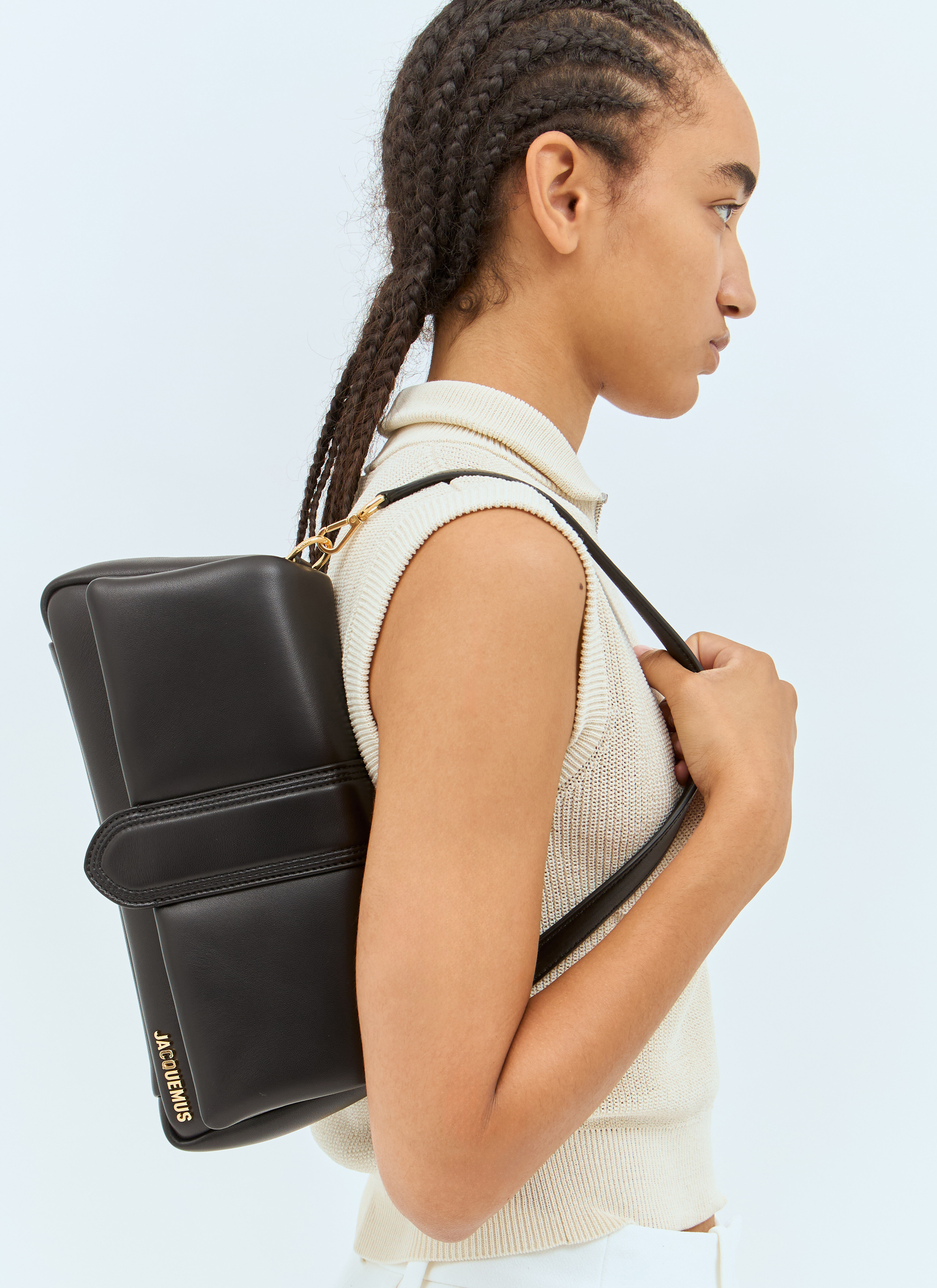 Jacquemus Le Bambimou Shoulder Bag in Black | LN-CC