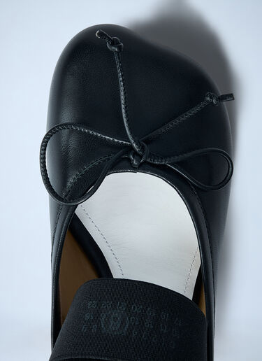 MM6 Maison Margiela 발레리나 블록 힐 슈즈  블랙 mmm0261013