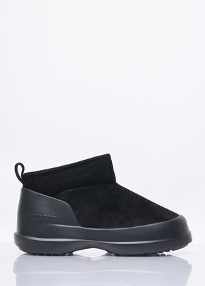Moon Boot Luna Low Suede Boots Black mnb0258003