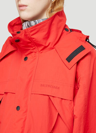 Balenciaga Parka Jacket Red bal0243023