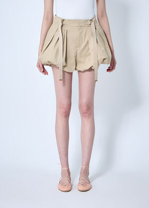 Chloé Mini Balloon Shorts Beige chl0260009