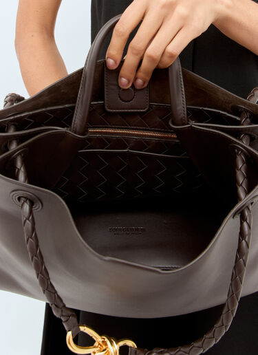 Bottega Veneta 中号 Andiamo 手提包 棕色 bov0258026