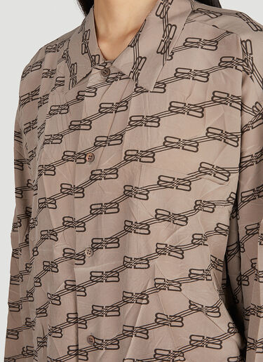 Balenciaga Monogram Shirt Beige bal0251017