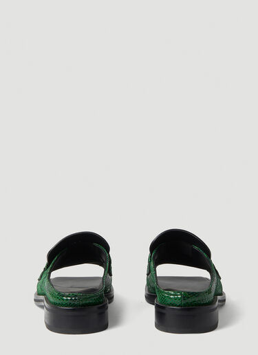 Open Square Toe Mule Martine Rose Open Square Toe Mule Green mtr0152013
