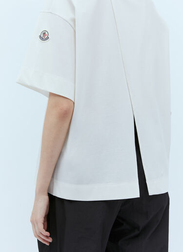 Moncler Shoe Lace Logo Top White mon0256021