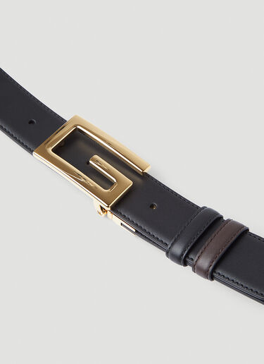 Gucci Square G Buckle Reversible Belt Black guc0147119