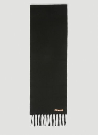 Acne Studios 细长围巾 黑色 acn0253051