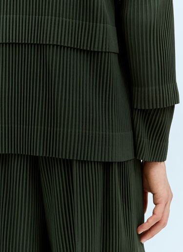 工装夹克  Homme Plissé Issey Miyake 工装夹克  绿色 hmp0157013