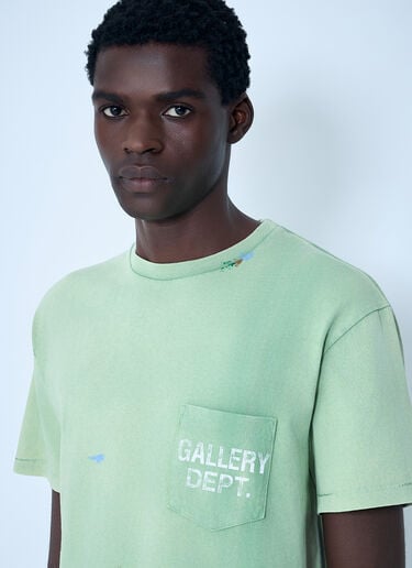Logo Motif T-Shirt Gallery Dept. Logo Motif T-Shirt Green gdp0160016