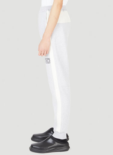 Helmut Lang Colour Block Track Pants Grey hlm0147005