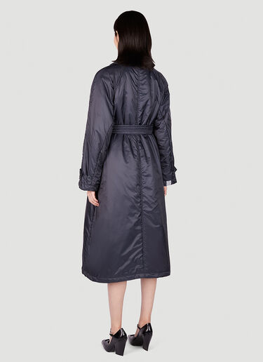 Max Mara 그린트 패딩 트렌치 코트 네이비 max0251046