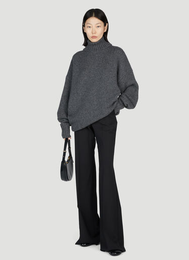 フレアウールパンツ Sportmax フレアウールパンツ ブラック spx0253018