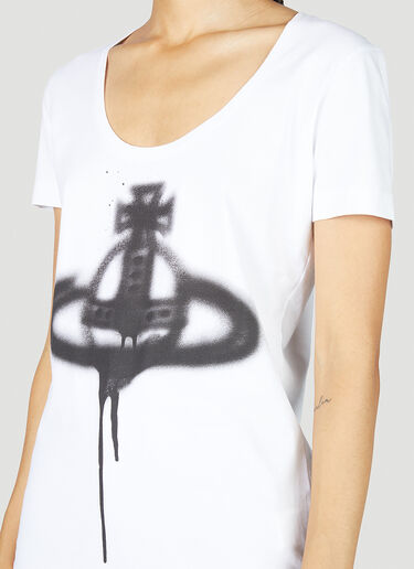 Vivienne Westwood Spray Orb T-Shirt White vvw0253013