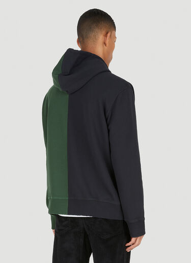 Raf Simons x Fred Perry Destroyed 50/50 Hooded Sweatshirt Green rsf0147008